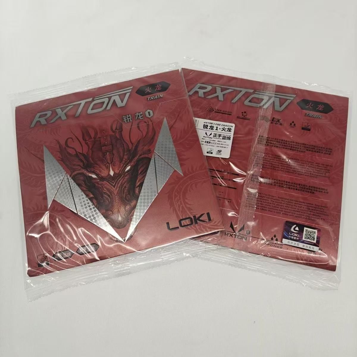 Table Tennis Zhang Jike - LOKI RXTON 1 FIRE DRAGON ชุดไม้ปิงปองมืออาชีพไม้ปิงปองการโจมตีที่ทรงพลังการควบคุมความเร็วหมุนที่ดี