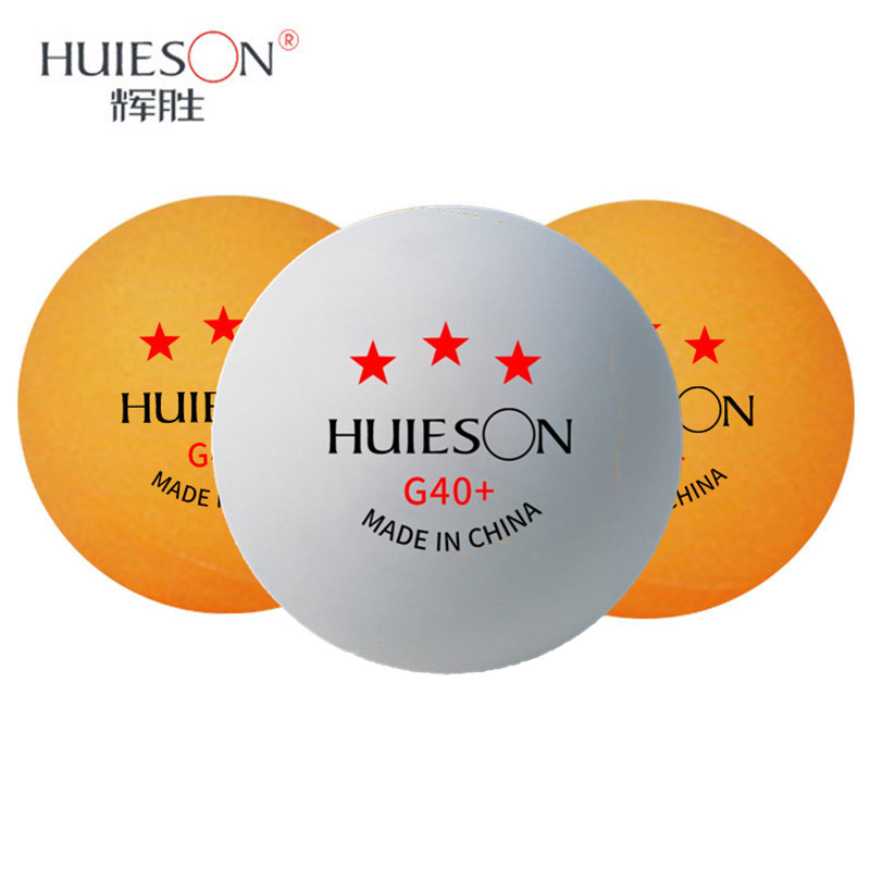 ลูกปิงปอง Huieson ใหม่ 10 ลูก/ - Table Tennis Olympics บทวิจารณ์และราคา