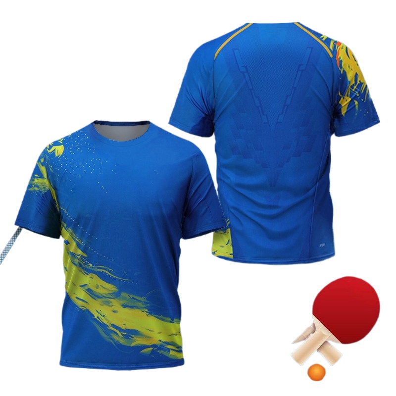 เสื้อยืดลายกราฟิกเทเบิลเทนนิสล - Table Tennis Zhang Jike บทวิจารณ์และราคา